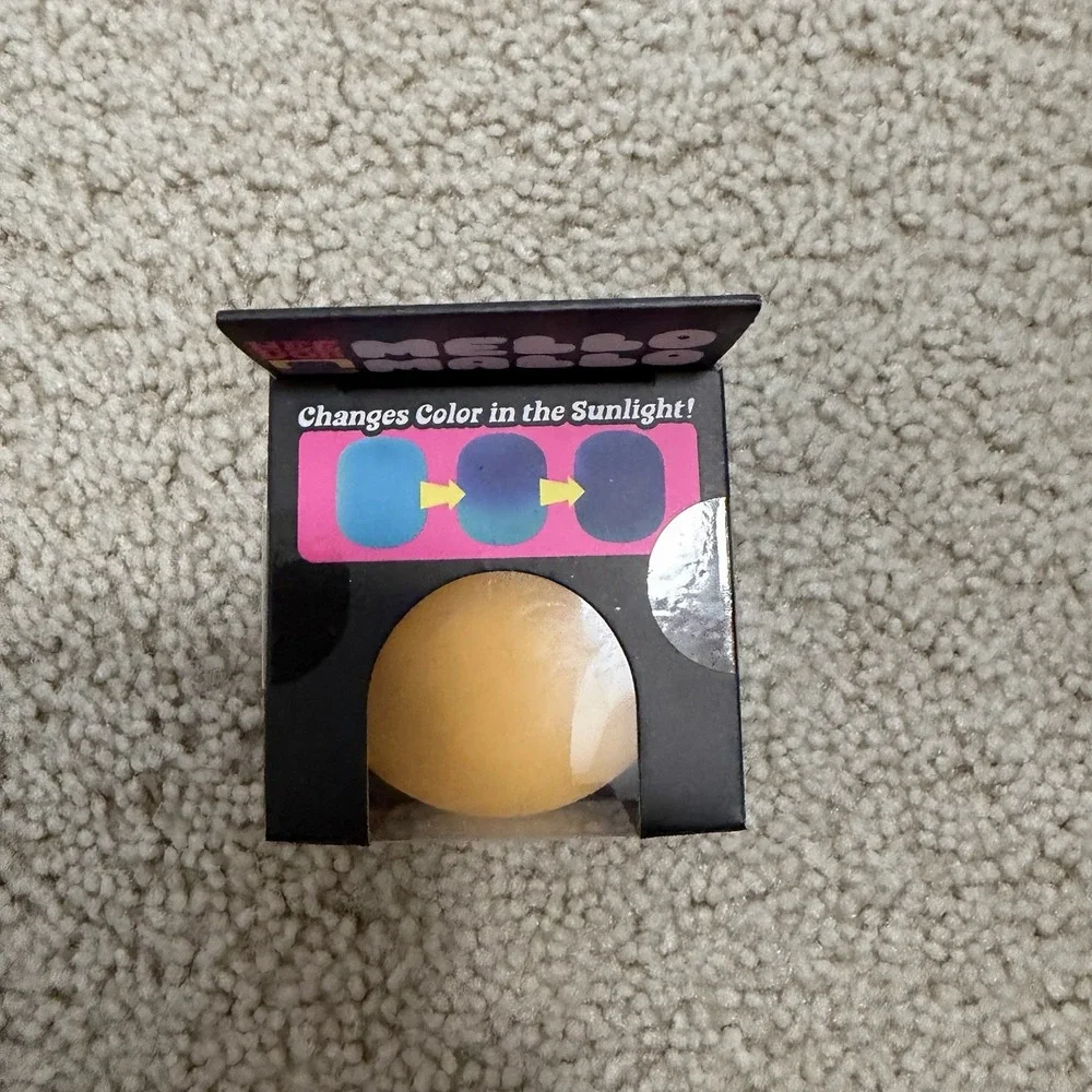 NeeDoh MELLO MALLO Yellow VIRAL SQUISHY TOY! SCHYLLING NEW AUTHENTIC